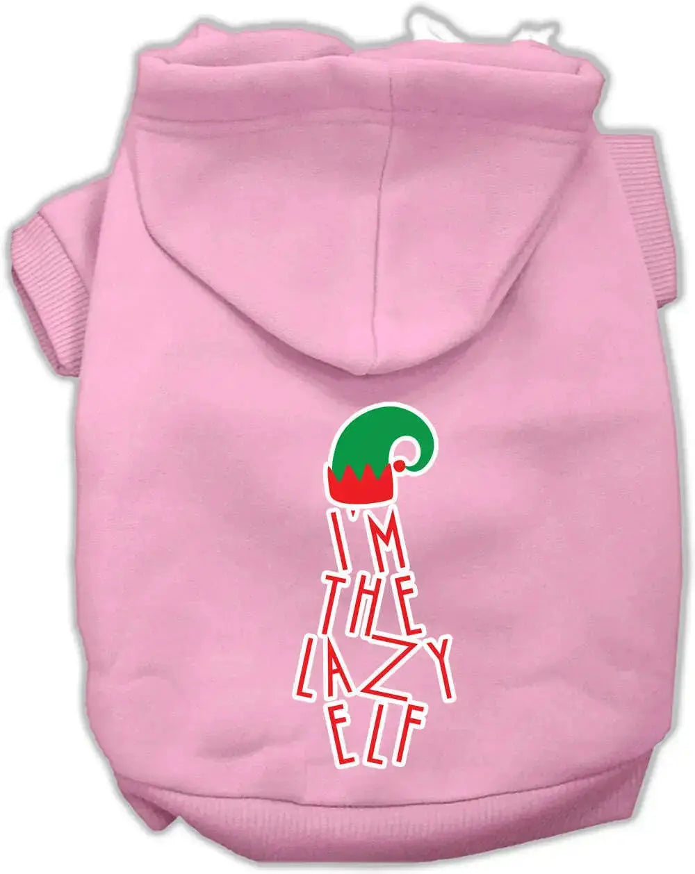 Lazy-Elf-Screen-Print-Pet-Hoodie-Light-Pink-Xxxl-GreatEagleInc-333729630