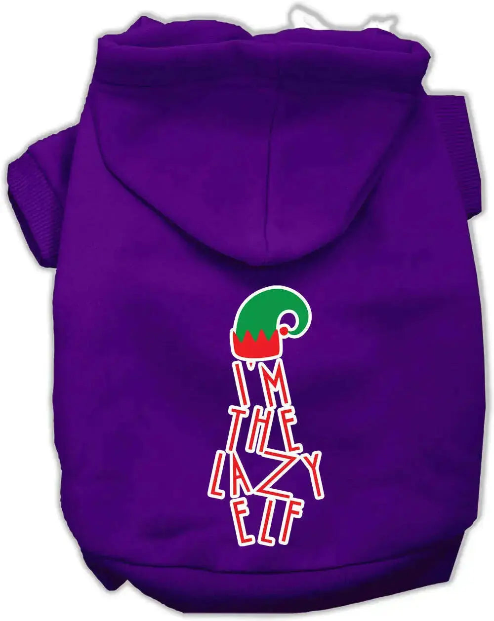 Lazy-Elf-Screen-Print-Pet-Hoodie-Purple-Xxxl-GreatEagleInc-333799944