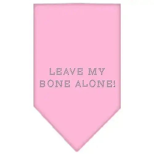 Leave-My-Bone-Alone-Rhinestone-Bandana-Light-Pink-Small-GreatEagleInc-319293629