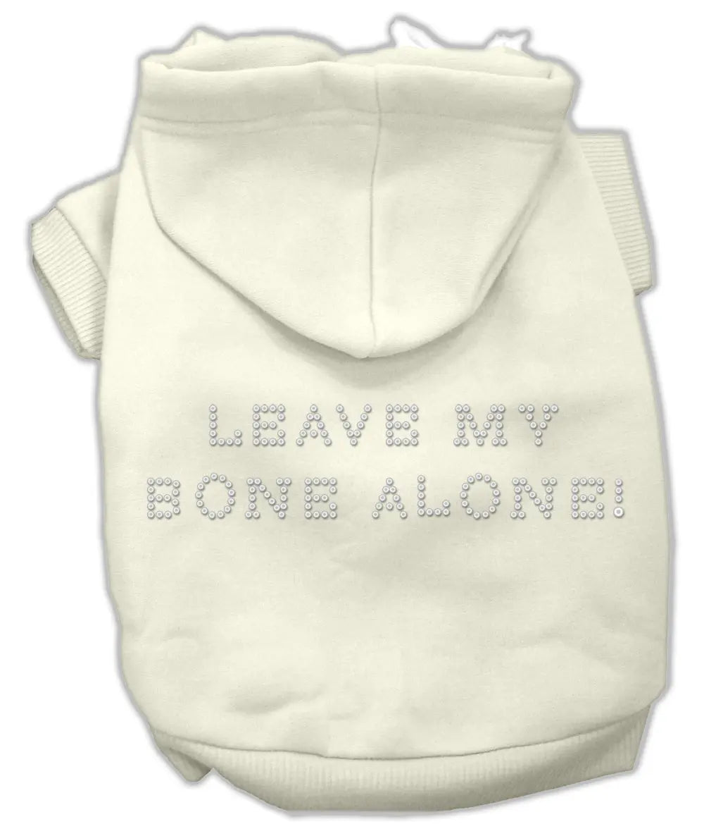 Leave My Bone Alone! Hoodies Cream M Default Title