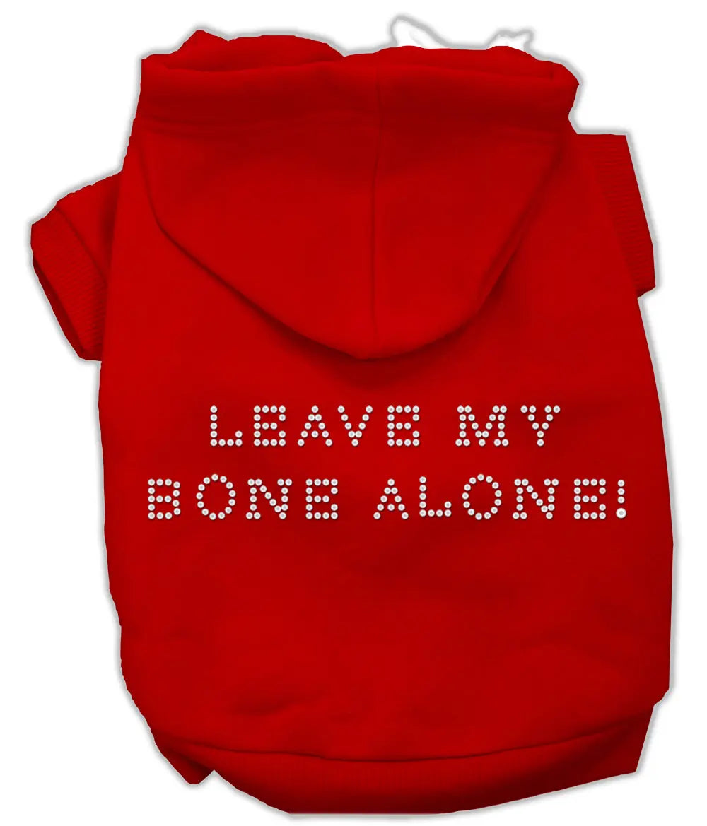 Leave My Bone Alone! Hoodies Red Xs Default Title