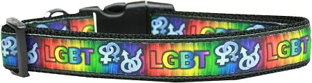 Lgbt Nylon Dog Collar Sm Default Title