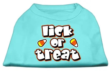 Lick Or Treat Screen Print Shirts Aqua M Default Title