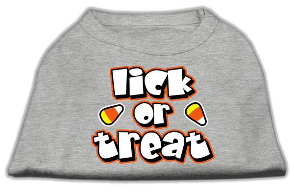 Lick Or Treat Screen Print Shirts Grey Xxxl Default Title