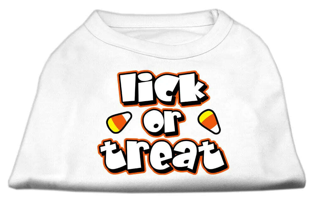 Lick-Or-Treat-Screen-Print-Shirts-White-Xl-GreatEagleInc-333845188