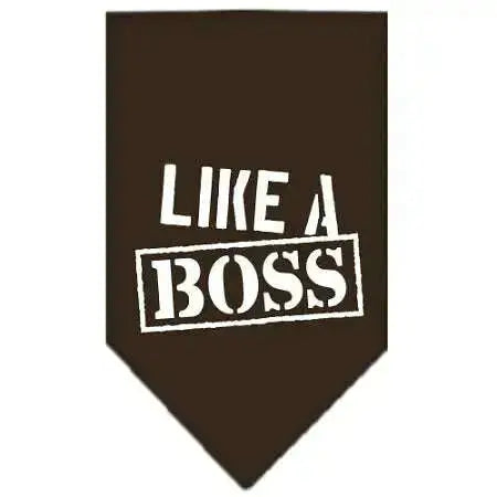 Like-A-Boss-Screen-Print-Bandana-Cocoa-Large-GreatEagleInc-319359597