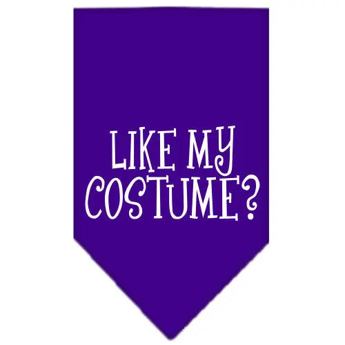 Like My Costume? Screen Print Bandana Purple Small Default Title