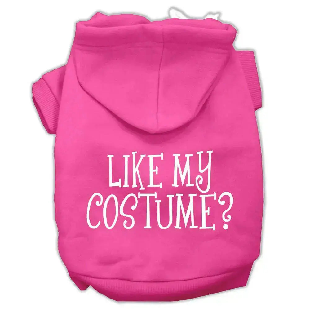 Like-My-Costume_-Screen-Print-Pet-Hoodies-Bright-Pink-Size-Xxl-GreatEagleInc-319878473