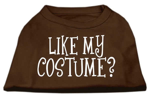 Like My Costume? Screen Print Shirt Brown Med Default Title