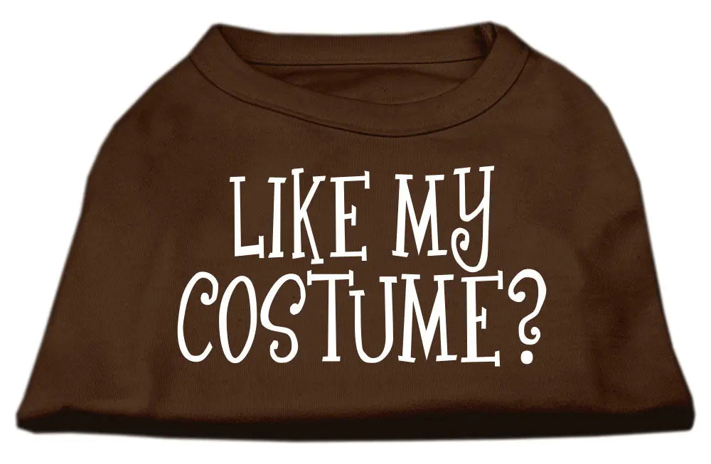 Like My Costume? Screen Print Shirt Brown Xs Default Title