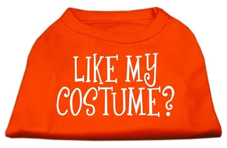 Like My Costume? Screen Print Shirt Orange Lg Default Title