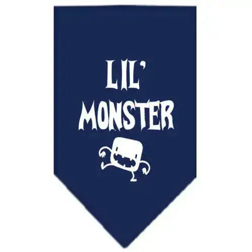 Lil-Monster-Screen-Print-Bandana-Navy-Blue-Large-GreatEagleInc-318937224