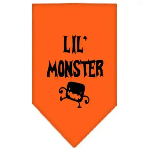 Lil-Monster-Screen-Print-Bandana-Orange-Large-GreatEagleInc-318937396
