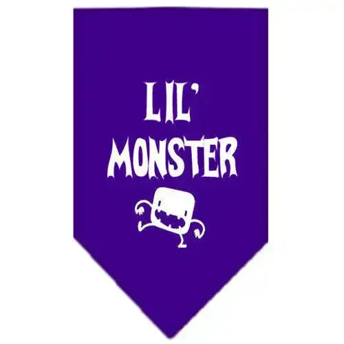 Lil-Monster-Screen-Print-Bandana-Purple-Small-GreatEagleInc-318938759