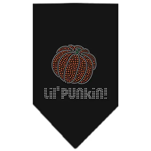 Lil Punkin Rhinestone Bandana Black Small Default Title