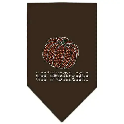 Lil-Punkin-Rhinestone-Bandana-Cocoa-Small-GreatEagleInc-319073552