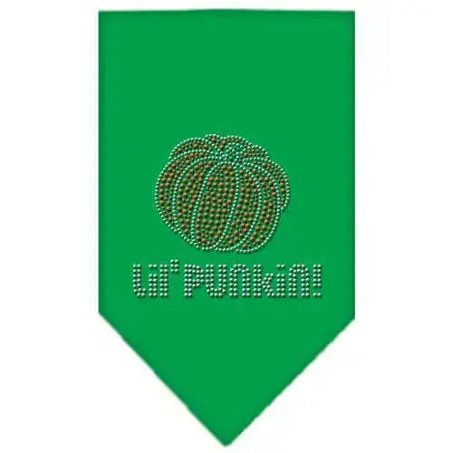 Lil-Punkin-Rhinestone-Bandana-Emerald-Green-Small-GreatEagleInc-319073422