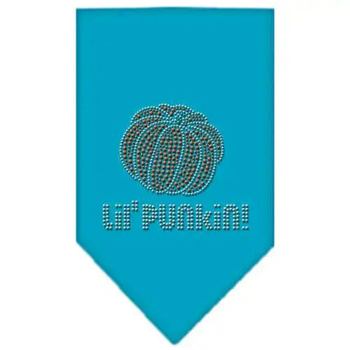 Lil-Punkin-Rhinestone-Bandana-Turquoise-Large-GreatEagleInc-319073980