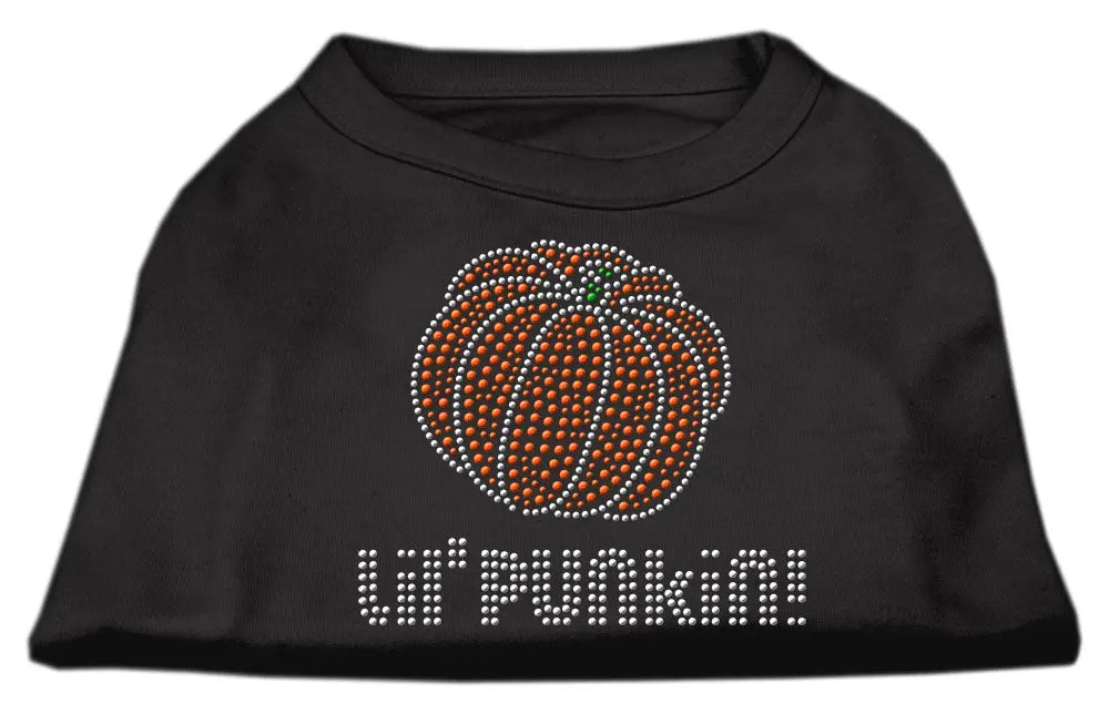 Lil' Punkin' Rhinestone Shirts Black Xxxl Default Title