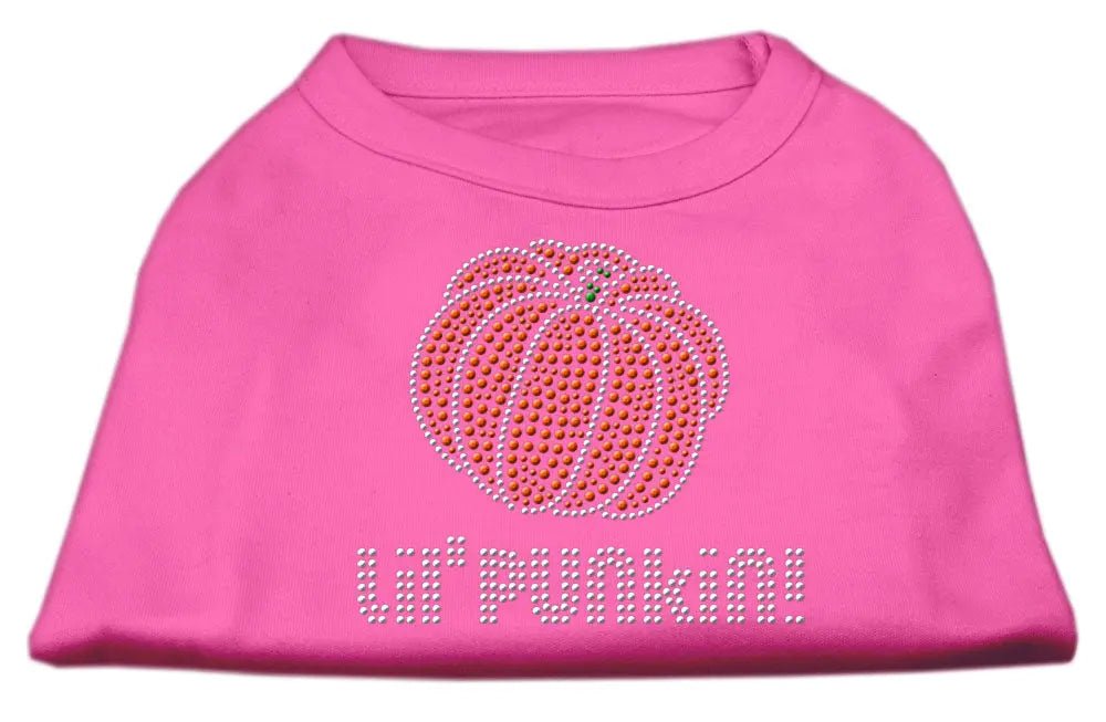 Lil' Punkin' Rhinestone Shirts Bright Pink Xs Default Title
