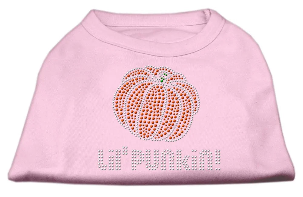 Lil' Punkin' Rhinestone Shirts Light Pink L Default Title