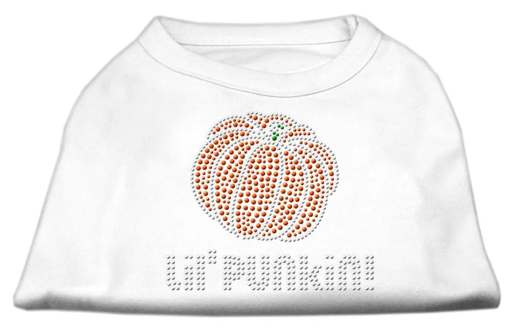 Lil' Punkin' Rhinestone Shirts White L Default Title