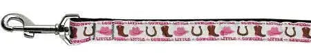 Little-Cowgirl-Nylon-Dog-Leash-5-8-Inch-Wide-4ft-Long-GreatEagleInc-318473878