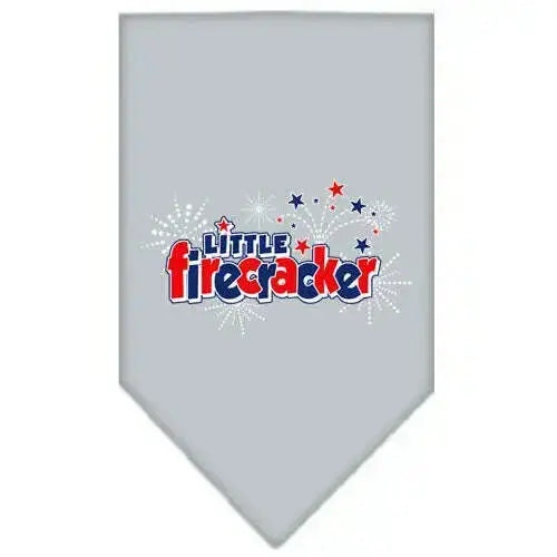 Little-Firecracker-Screen-Print-Bandana-Grey-Small-GreatEagleInc-318940555