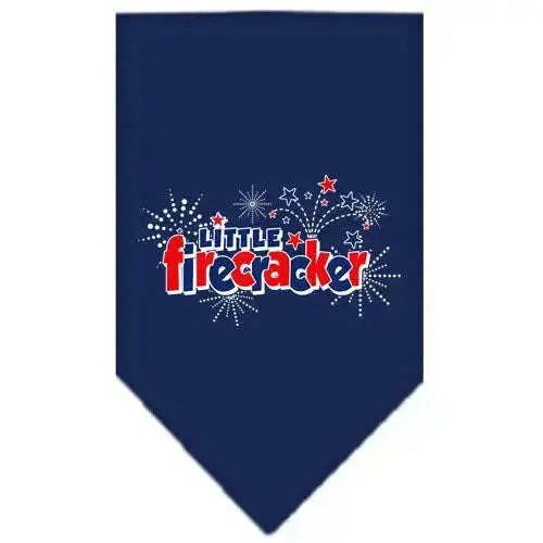 Little-Firecracker-Screen-Print-Bandana-Navy-Blue-Large-GreatEagleInc-318939510