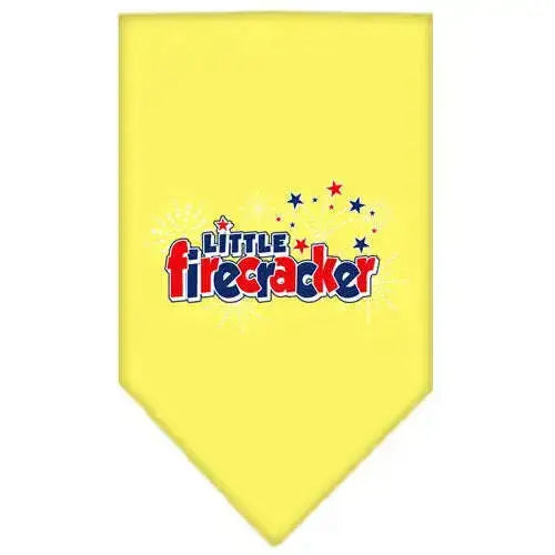 Little-Firecracker-Screen-Print-Bandana-Yellow-Large-GreatEagleInc-318940128