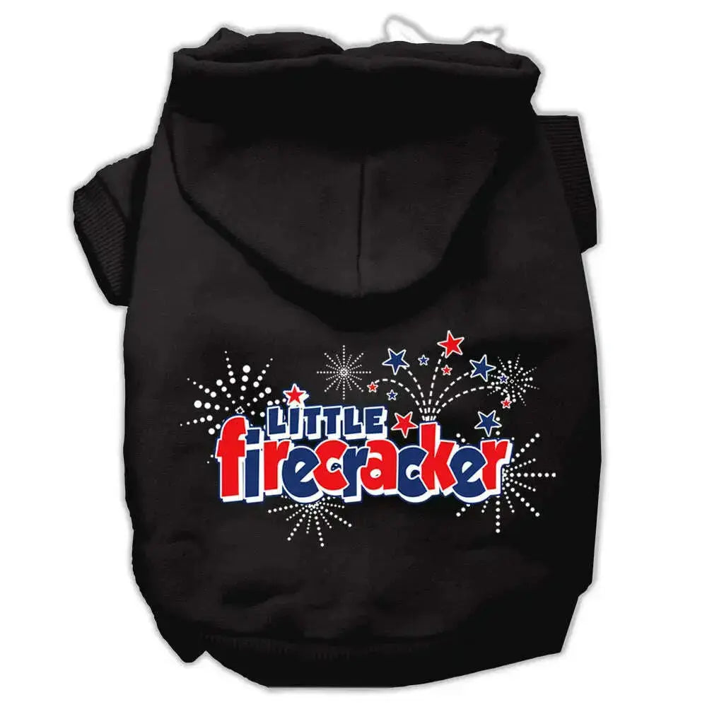 Little-Firecracker-Screen-Print-Pet-Hoodies-Black-L-GreatEagleInc-319417667