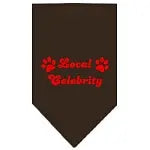 Local Celebrity Screen Print Bandana Cocoa Large Default Title
