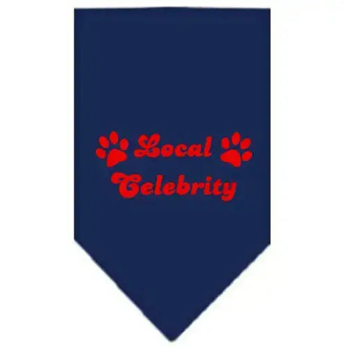 Local-Celebrity-Screen-Print-Bandana-Navy-Blue-Small-GreatEagleInc-318943254