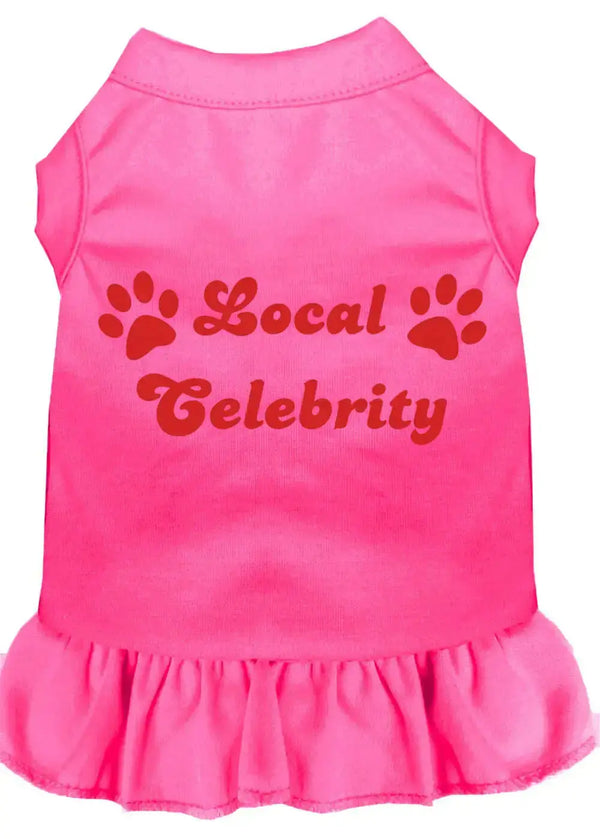 Local-Celebrity-Screen-Print-Dress-Bright-Pink-Xxxl-GreatEagleInc-319242953