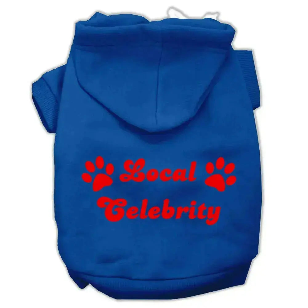 Local-Celebrity-Screen-Print-Pet-Hoodies-Blue-Size-Med-GreatEagleInc-320151567