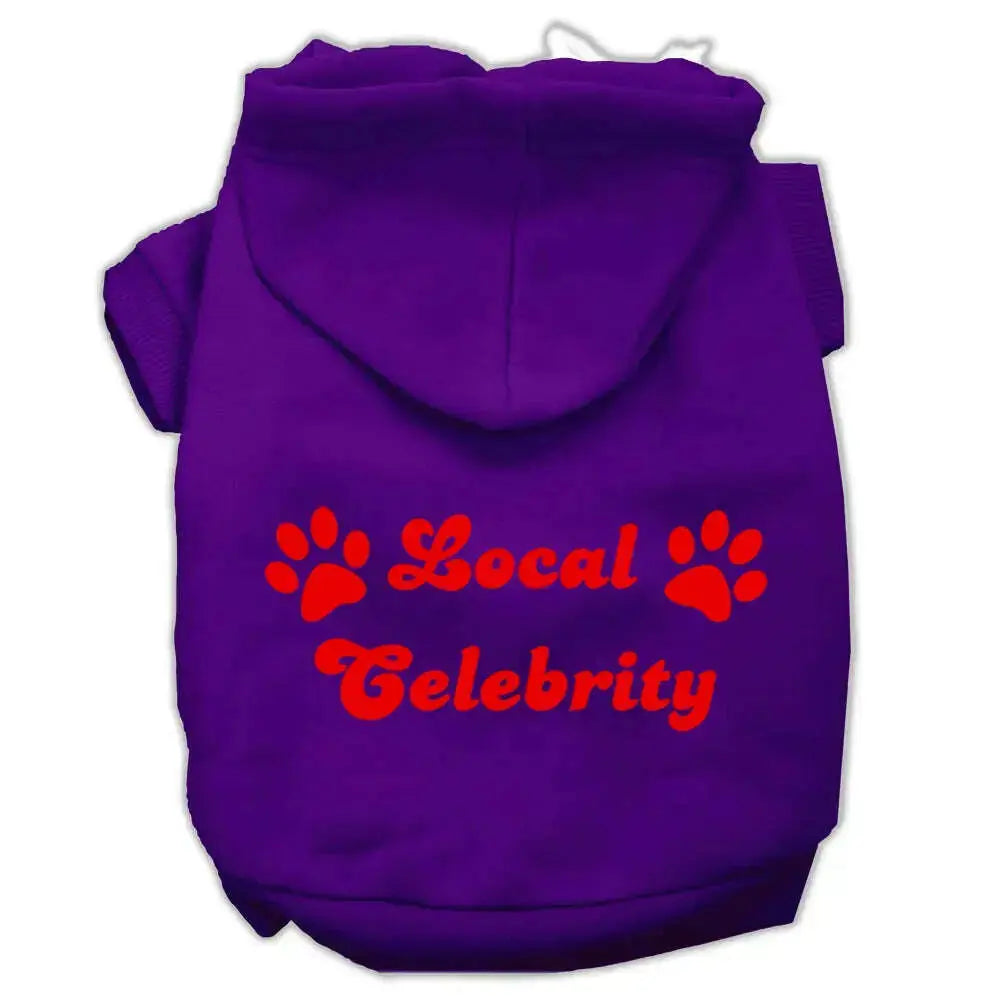 Local-Celebrity-Screen-Print-Pet-Hoodies-Purple-Size-Xl-GreatEagleInc-333894048