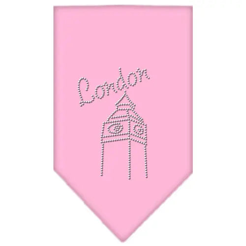 London Rhinestone Bandana Light Pink Small Default Title
