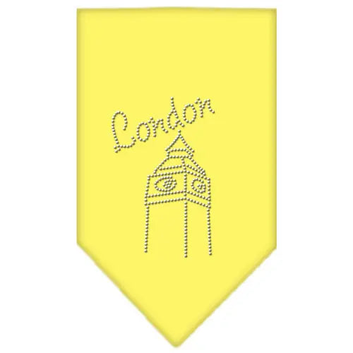 London Rhinestone Bandana Yellow Large Default Title