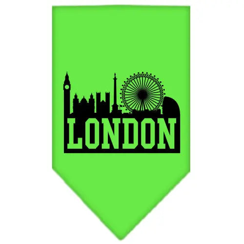 London Skyline Screen Print Bandana Light Pink Small Default Title