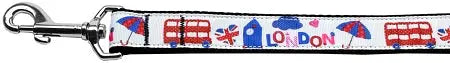 London Town Nylon Dog Leash 3/8 Inch Wide 6ft Long Default Title