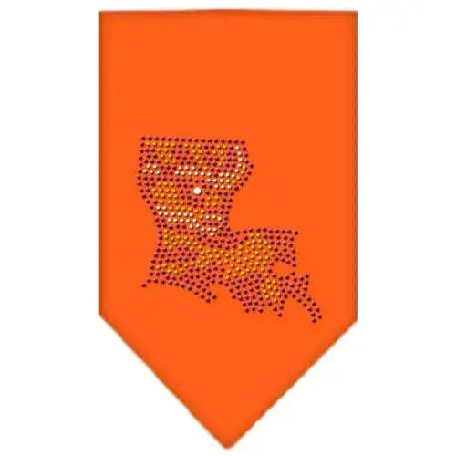 Louisiana-Rhinestone-Bandana-Orange-Large-GreatEagleInc-319024021