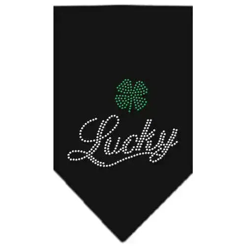 Lucky-Script-Rhinestone-Bandana-Black-Small-GreatEagleInc-319133254