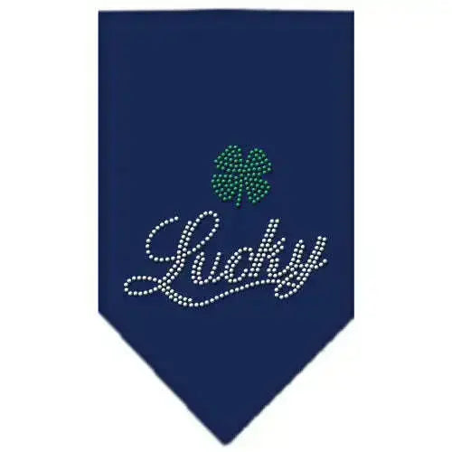 Lucky-Script-Rhinestone-Bandana-Navy-Blue-Small-GreatEagleInc-318592969