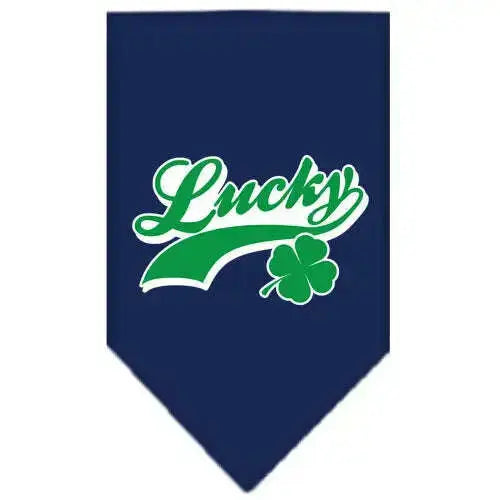 Lucky-Swoosh-Screen-Print-Bandana-Navy-Blue-Large-GreatEagleInc-318944365