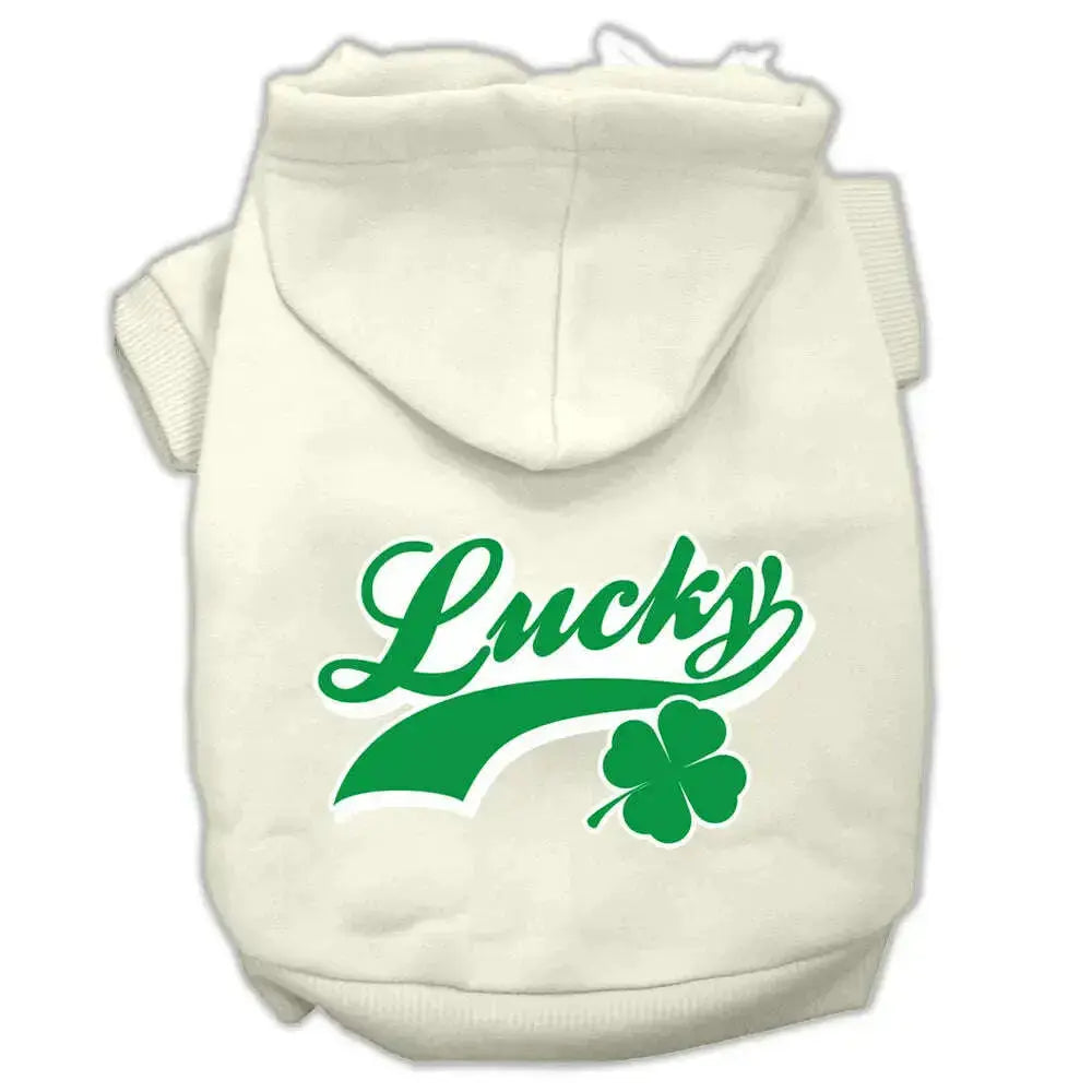 Lucky-Swoosh-Screen-Print-Pet-Hoodies-Cream-Size-Xs-GreatEagleInc-319683326