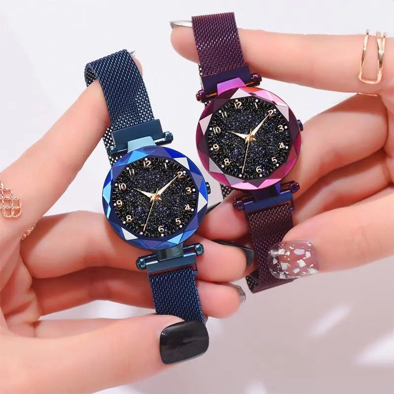 Luxury Women Watches Magnetic Starry Sky Female Clock Quartz Wristwatch Fashion Ladies Wrist Watch reloj mujer GreatEagleInc
