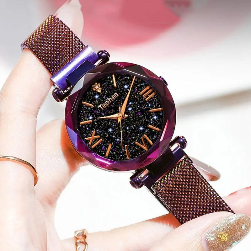 Luxury Women Watches Magnetic Starry Sky Female Clock Quartz Wristwatch Fashion Ladies Wrist Watch reloj mujer relogio feminino GreatEagleInc