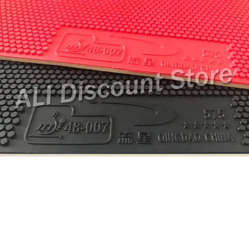 METEOR 575 Pips out (Traditional Liu Xing, Short Pips with Sponge) Table Tennis Rubber with Ping Pong Sponge