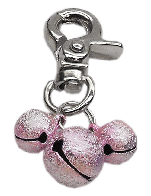 Lobster Claw Bell Charm Light Pink GreatEagleInc