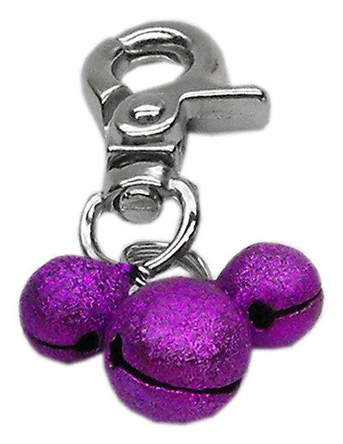 Lobster Claw Bell Charm Purple GreatEagleInc